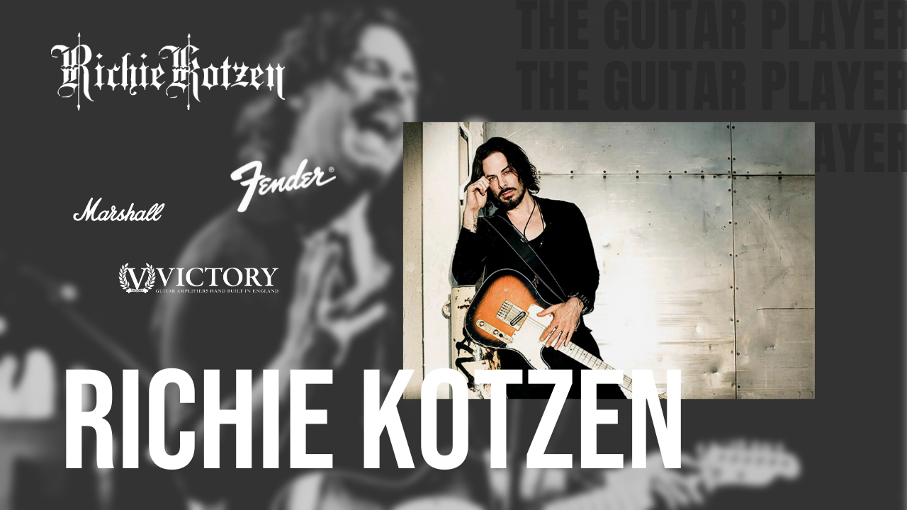 Richie Kotzen/リッチー・コッツェンの使用機材【アンプ・ギター 