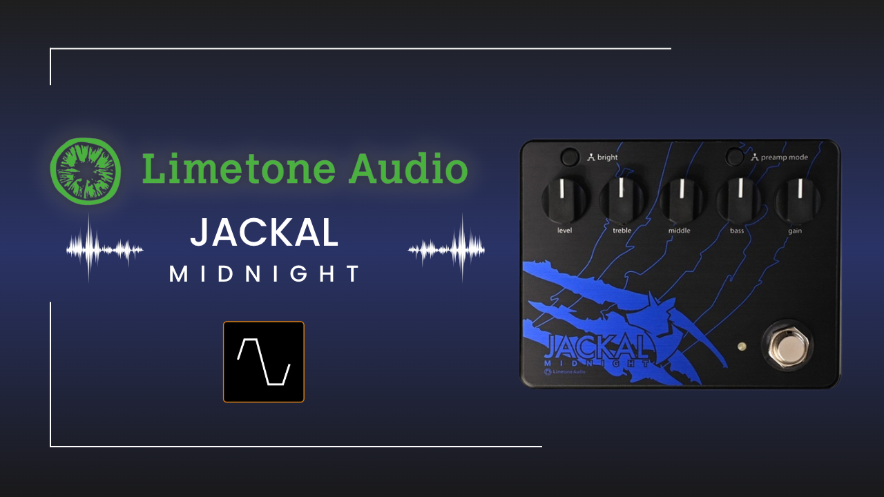 Limetone Audio JACKAL MIDNIGHT 幅広いレンジのEQで好みのハイゲイン 