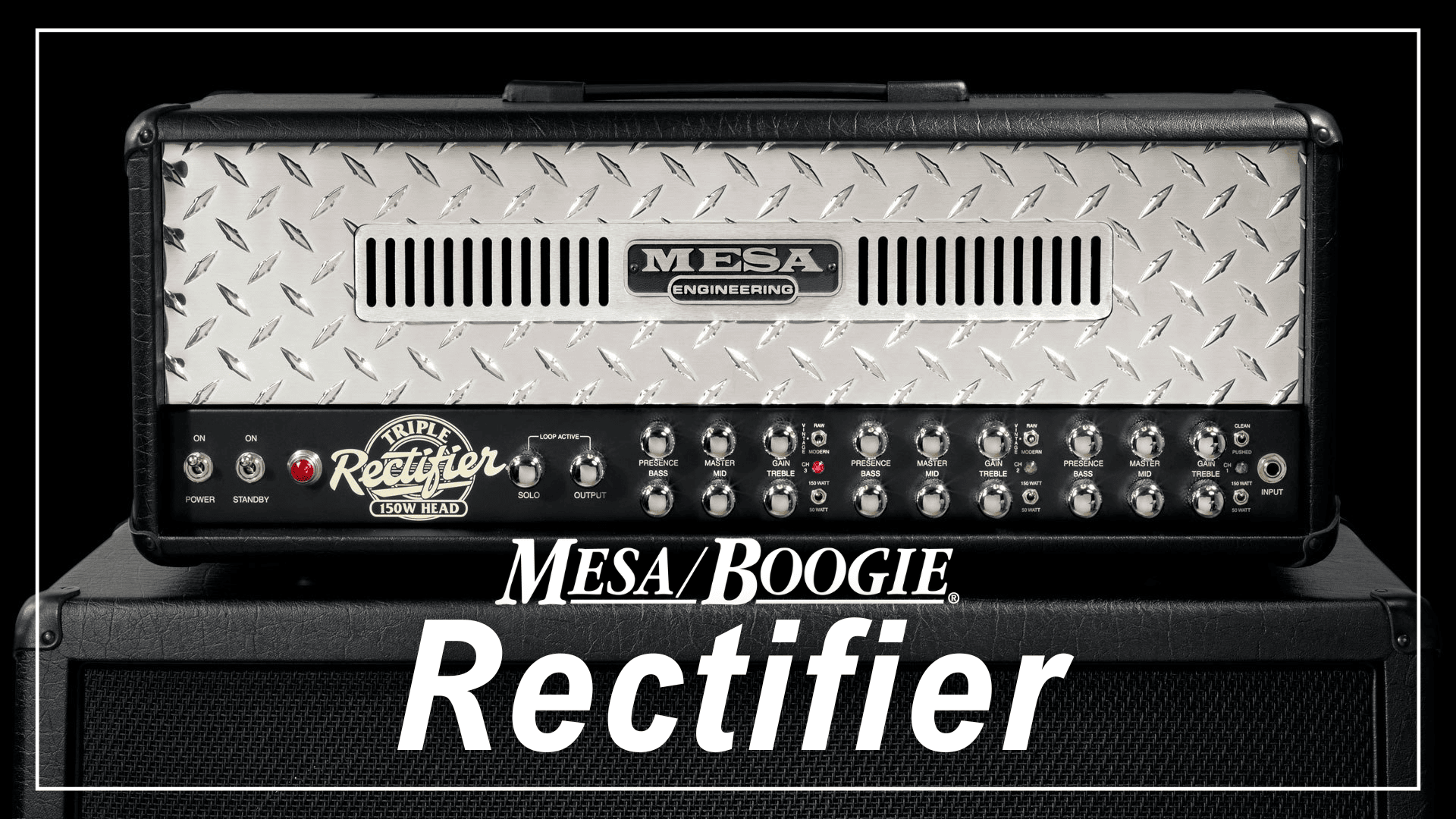 重低音の代名詞】Mesa/Boogie(メサブギー) Rectifierとは？現行レクチ 